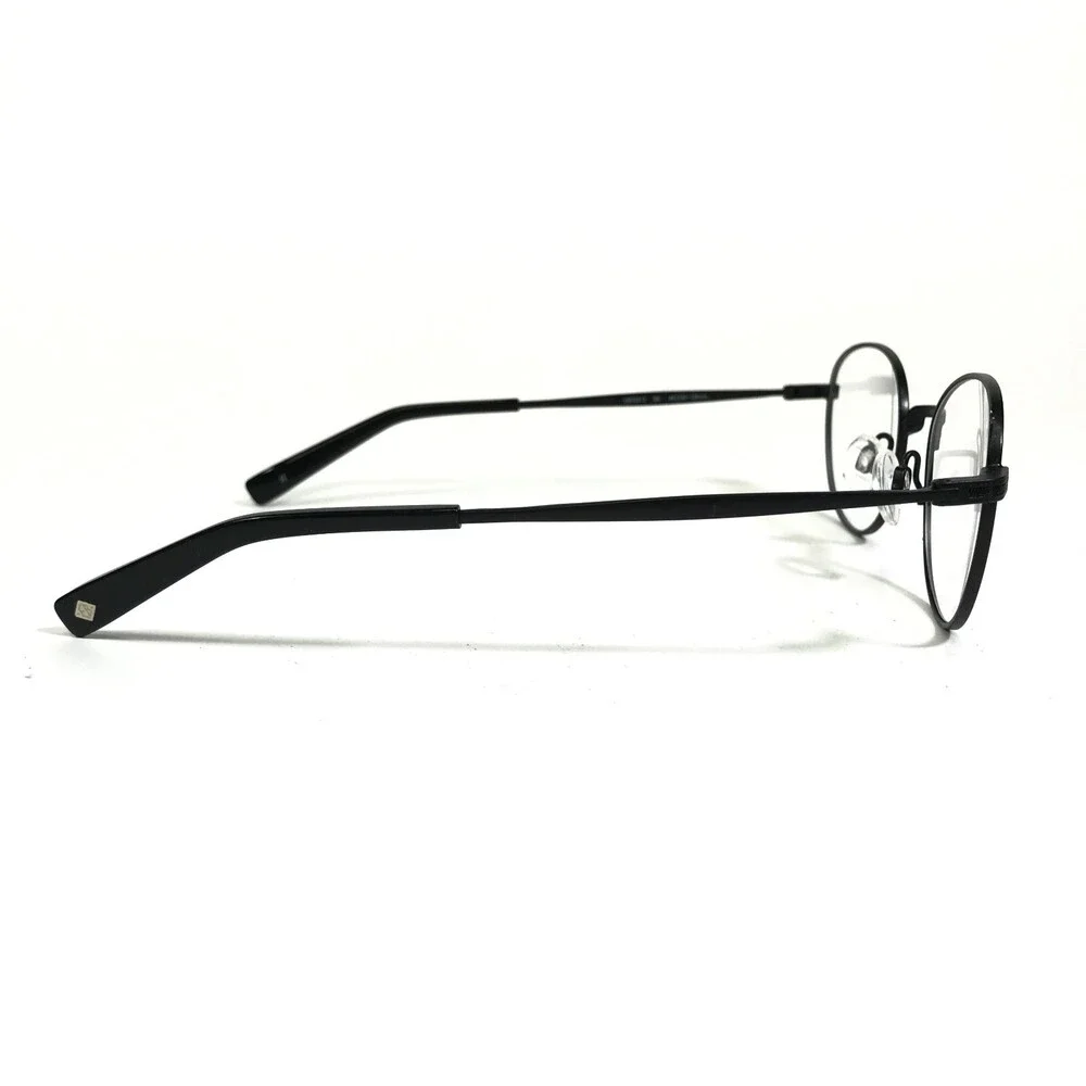Eddie Bauer Eyeglasses Frames EB32213 BK Black Round Full Wire Rim 49-20-135